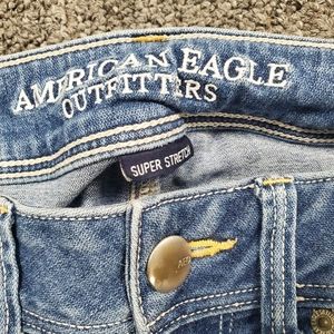 American Eagle super stretchy kick boot jeans, women's size 4
